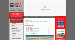 Desktop Screenshot of pribram.proline-body.cz